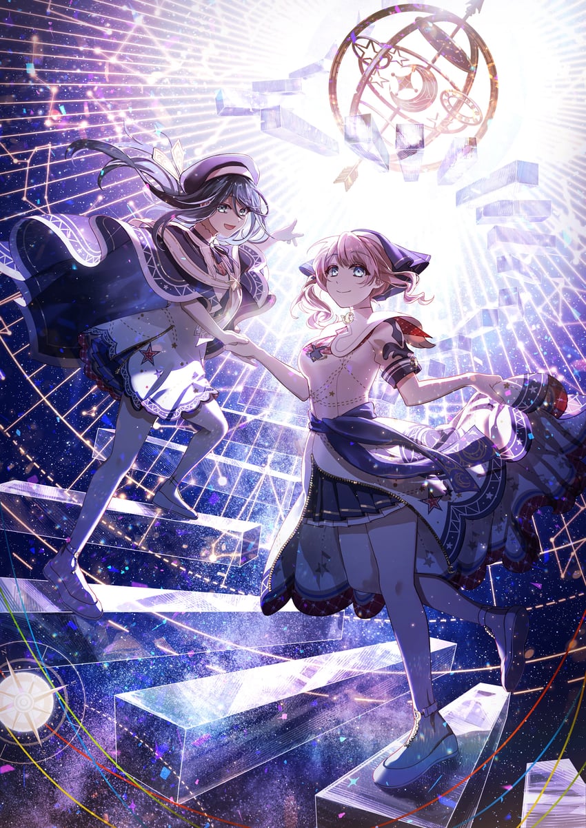 hoshino ichika and mochizuki honami (project sekai) drawn by kika