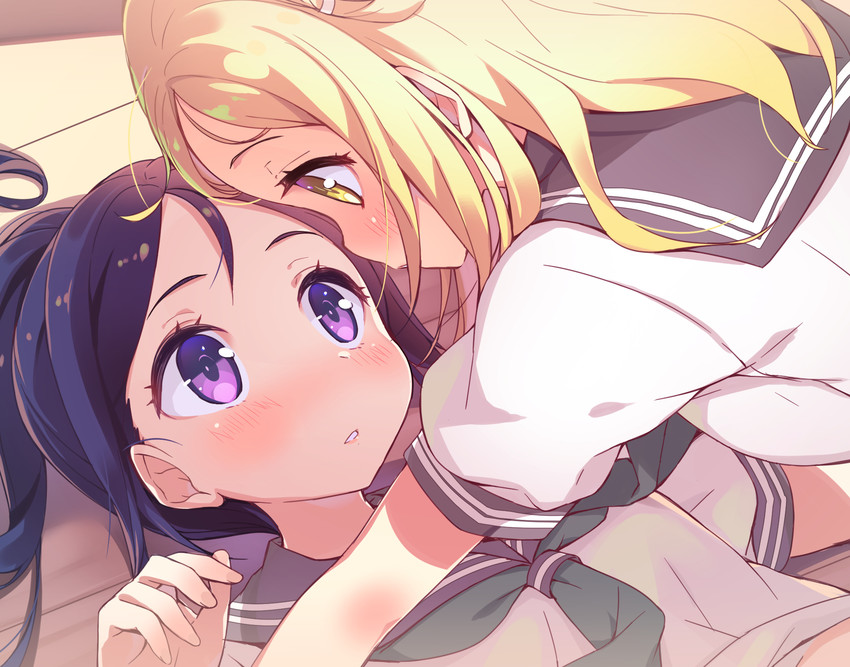 matsuura kanan and ohara mari (love live! and 1 more) drawn by tam-u
