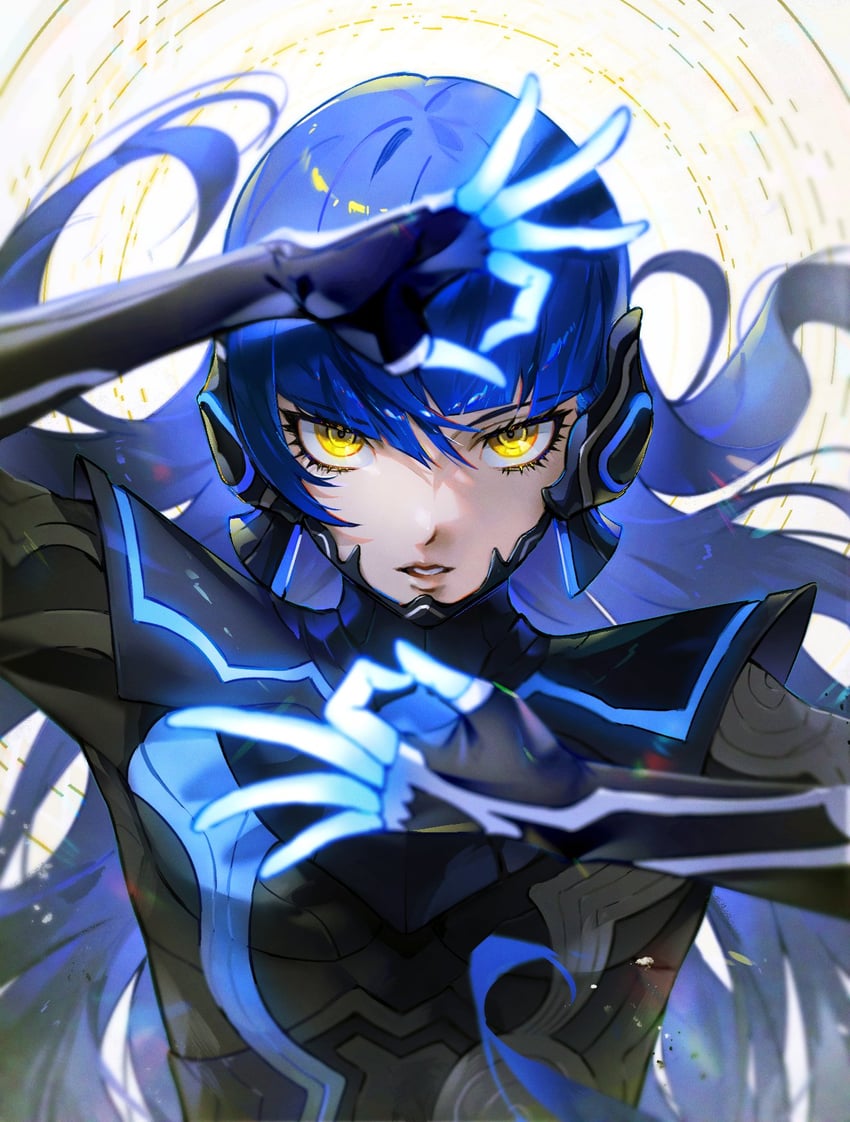 protagonist (shin megami tensei and 1 more) drawn by themoonrabbit