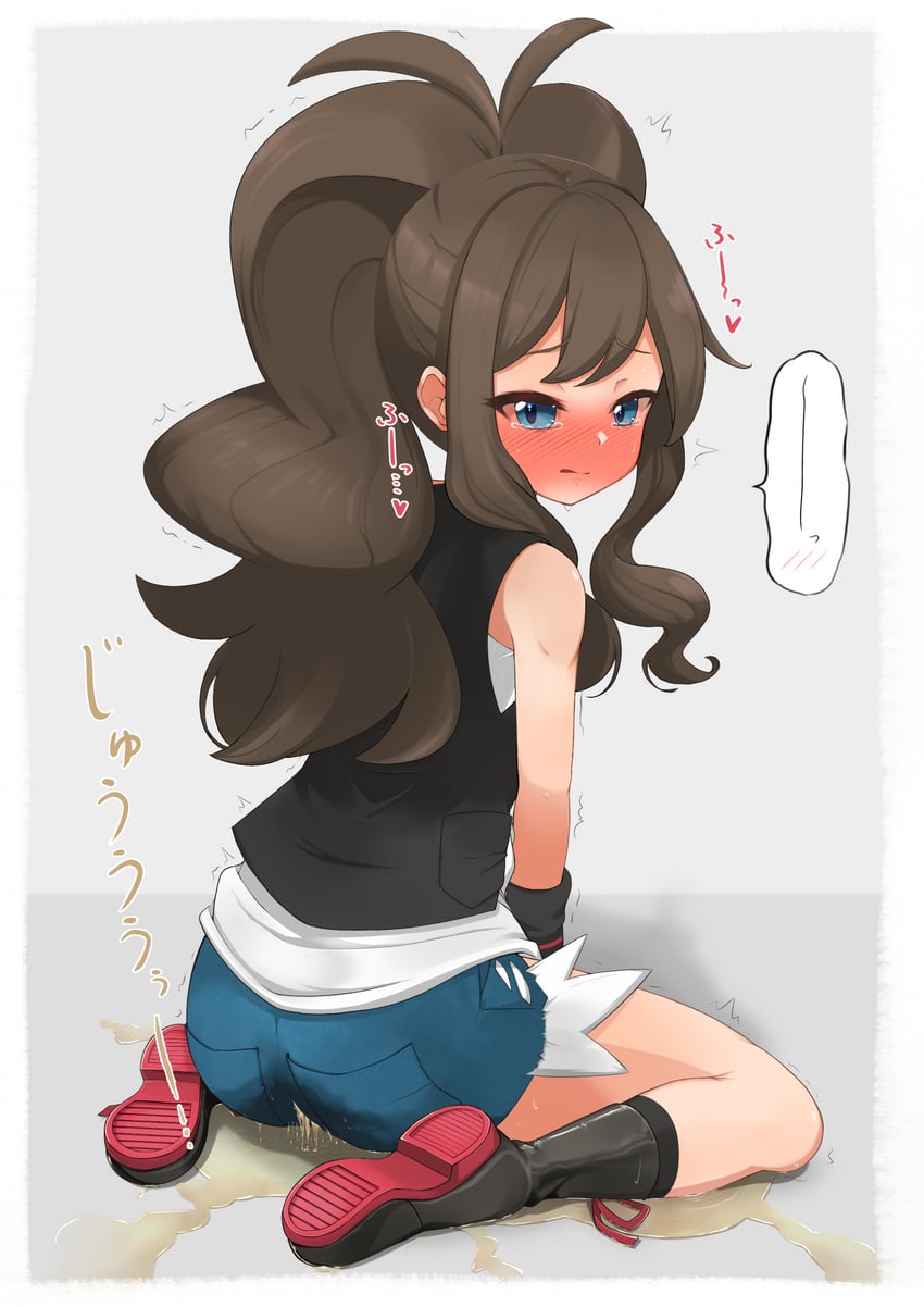 hilda (pokemon and 1 more) drawn by mizuumi_(expanse_lake)