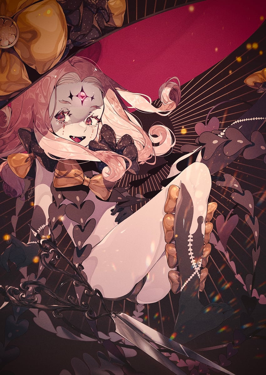 abigail williams and mephistopheles (fate and 1 more) drawn by cuso4_suiwabutu