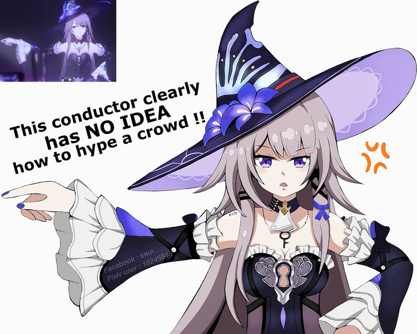 herta and the herta (honkai and 1 more) drawn by eiji_nochi