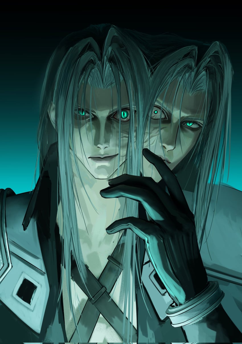 sephiroth and kawakami tomie (final fantasy and 3 more) drawn by sxzz1597