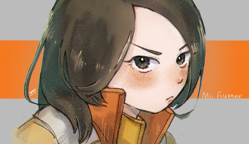 mii and mii gunner (super smash bros. and 1 more) drawn by nyo02921978