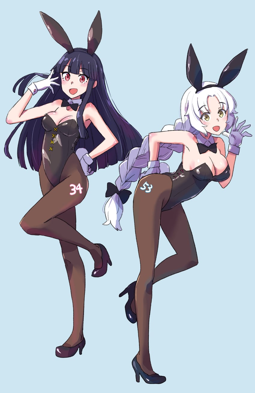 houraisan kaguya and yagokoro eirin (touhou) drawn by jack_(wkm74959)