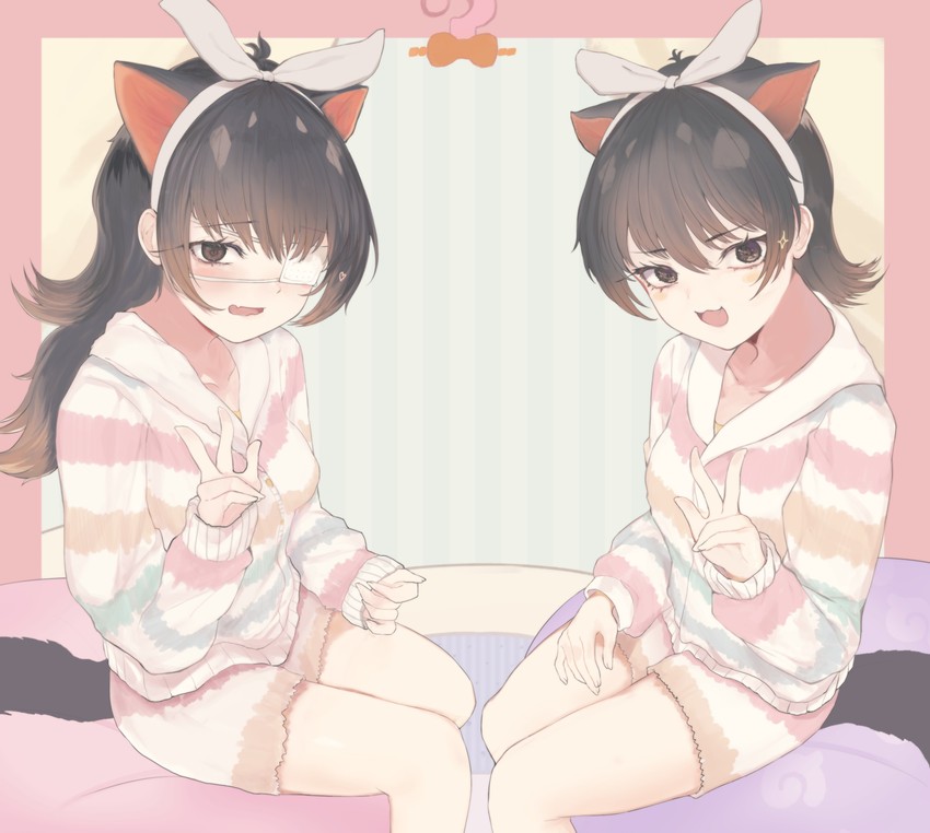 australian devil and tasmanian devil (kemono friends and 1 more) drawn by dnsdltkfkd