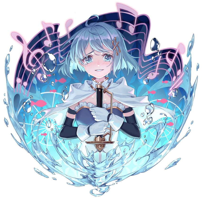 miki sayaka (mahou shoujo madoka magica) drawn by maple_(maplehy)