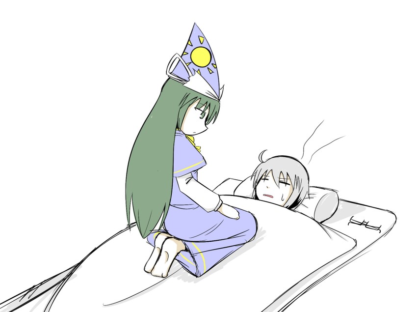 morichika rinnosuke and mima (touhou) drawn by kita_(higan)