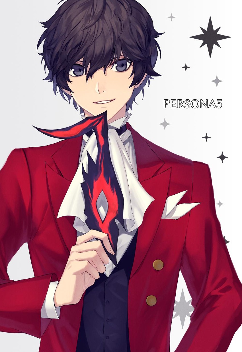 amamiya ren and arsene (persona and 1 more) drawn by morimiya_(kuroro)