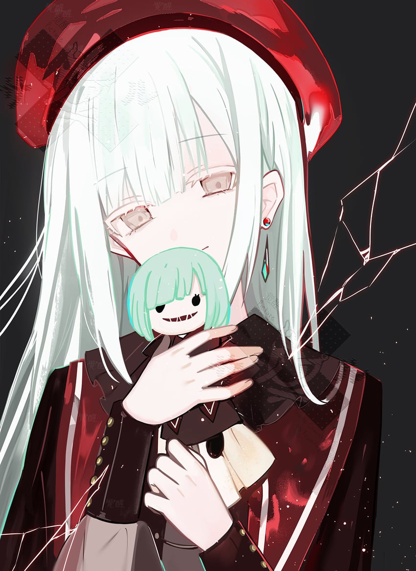 wakaba mutsumi and mortis (bang dream! and 1 more) drawn by juexing_(moemoe3345)