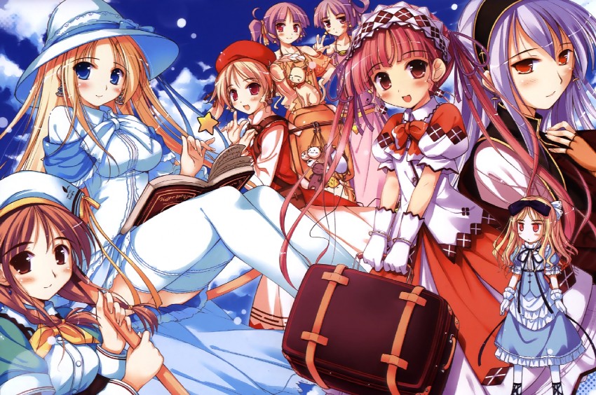 carina verritti, agnes boulange, chelsea arcot, minette, salsa tortilla, and 4 more (shukufuku no campanella) drawn by ko~cha