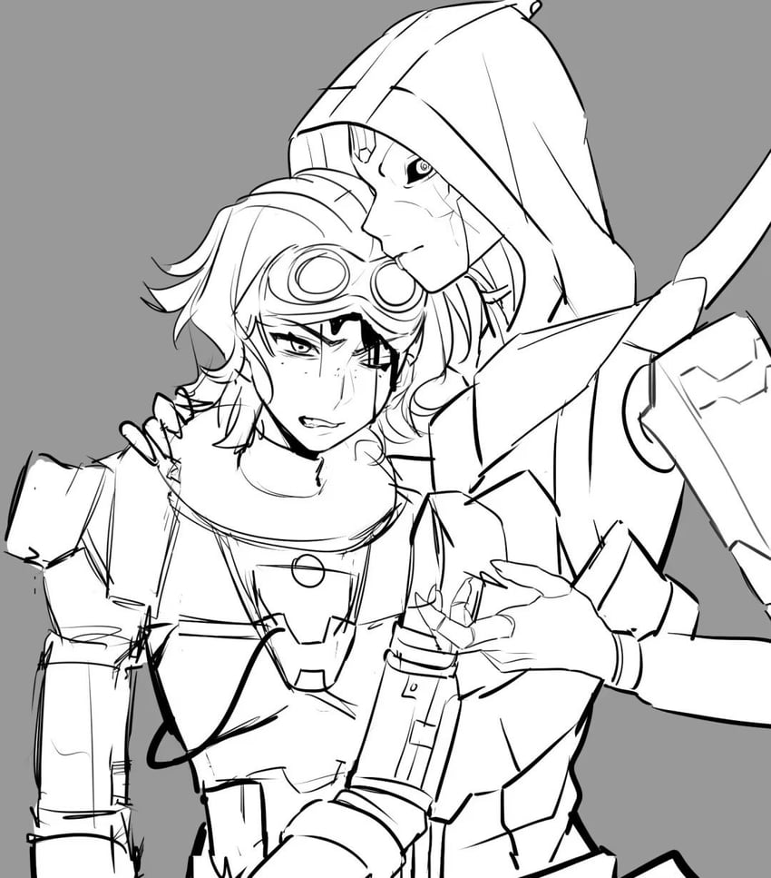 ash and horizon (apex legends) drawn by kiliko-san