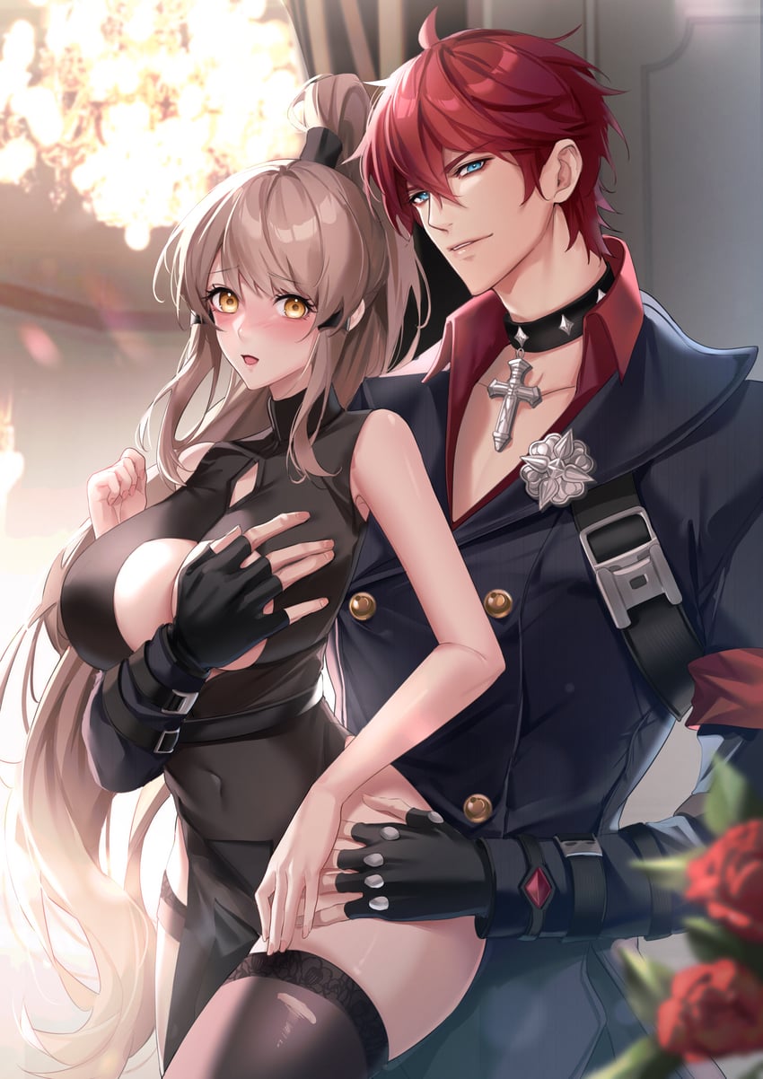 samir and king (tower of fantasy) drawn by cain_art811