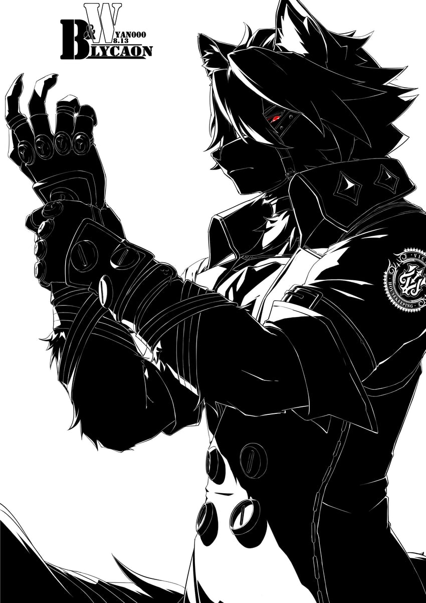 von lycaon (zenless zone zero) drawn by yan_(unicorn404)