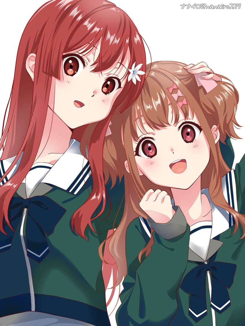 sato reika and sera honoka (22/7) drawn by nanairo_(nanairo227)