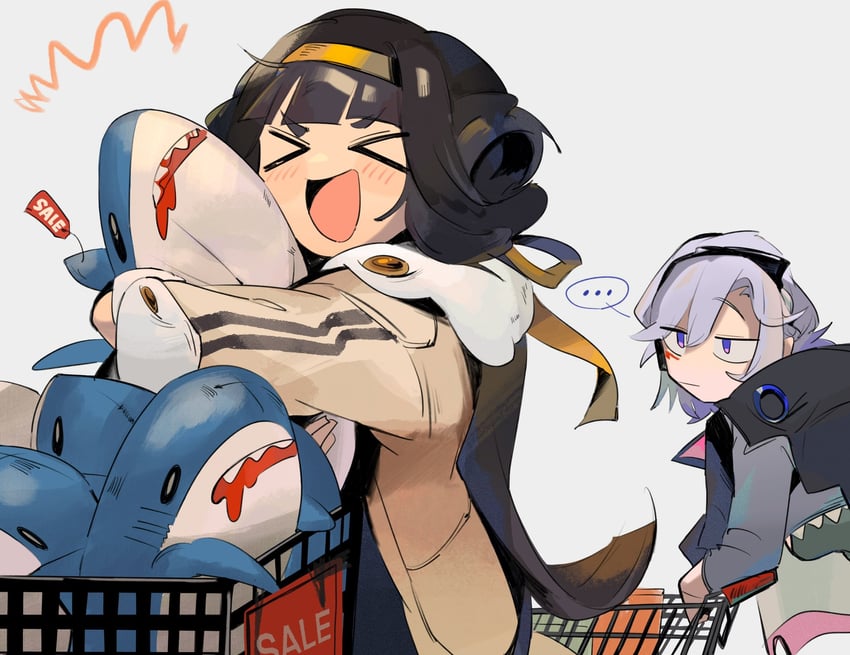 sl8 and qbu-88 (girls' frontline) drawn by chesed_(uporyz)