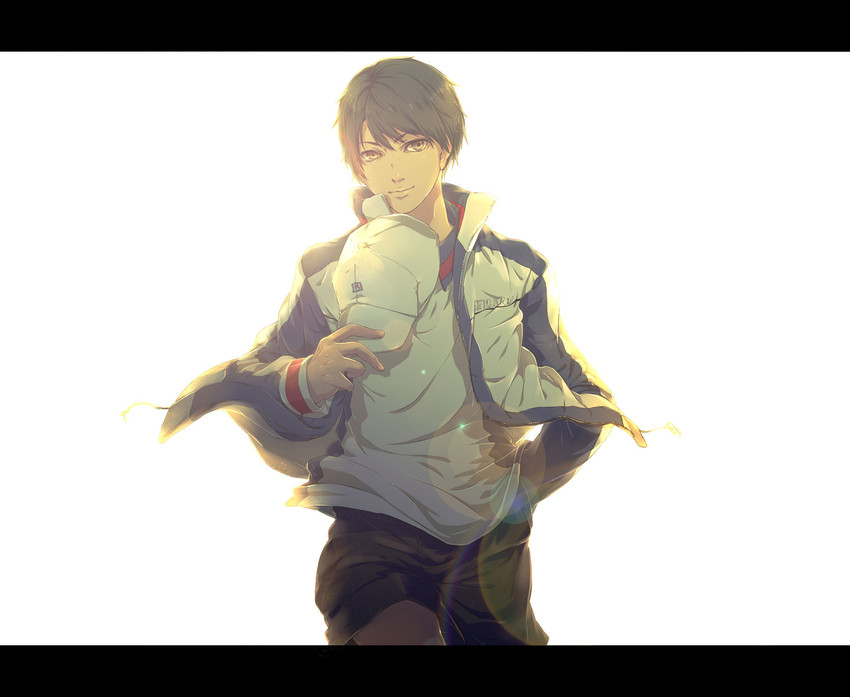echizen ryooma (tennis no ouji-sama) drawn by shiro_(reptil)