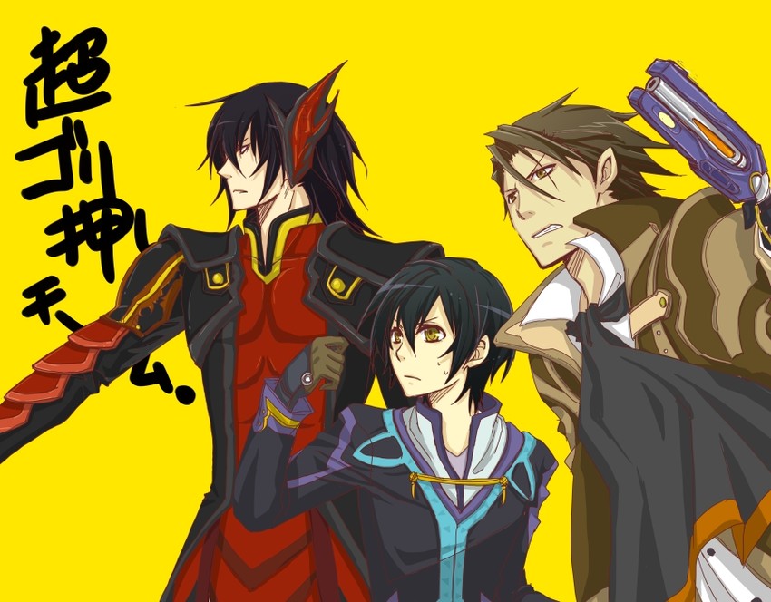 jude mathis, alvin, and gaius (tales of and 1 more) drawn by hiromu_(garakuta)