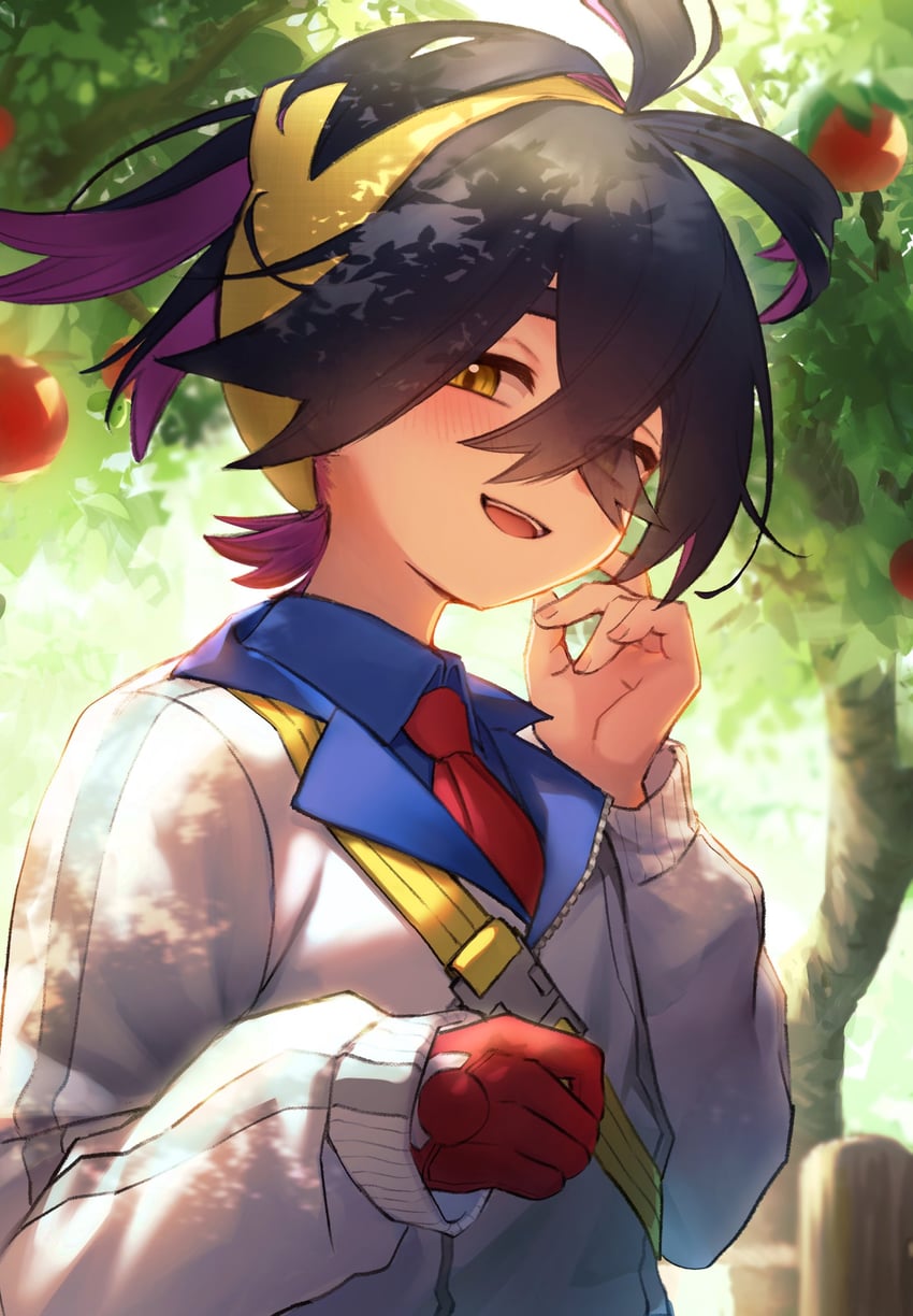 kieran (pokemon and 1 more) drawn by mitorizu_02