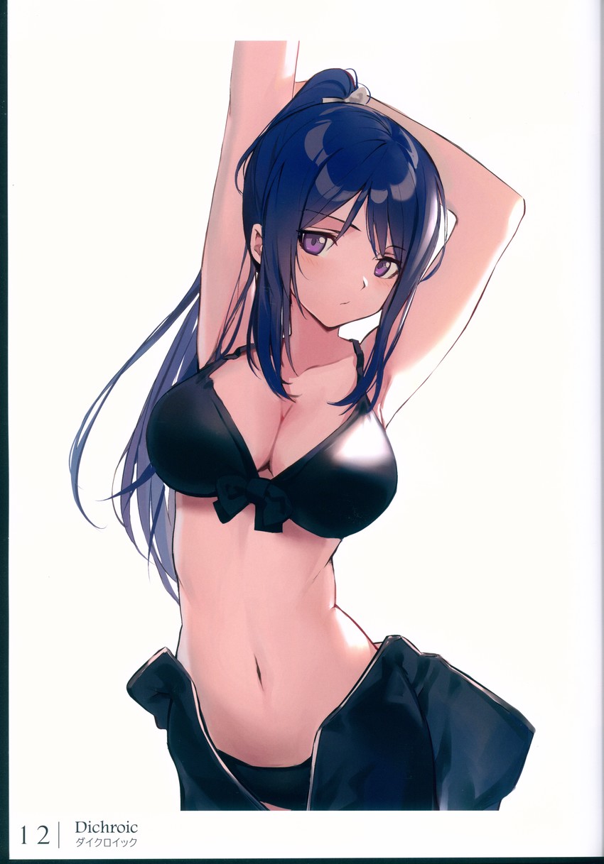 matsuura kanan (love live! and 1 more) drawn by huanxiang_heitu