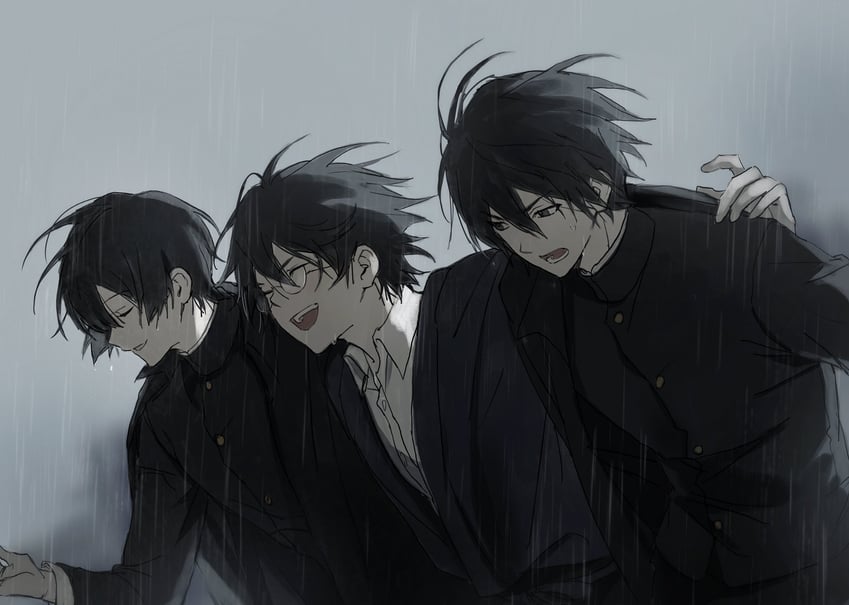tamamori, minakami, and kawase (koshotengai no hashihime) drawn by gum_sfr_03