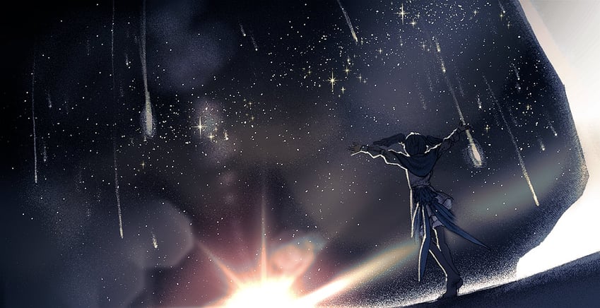 meteion (final fantasy and 1 more) drawn by yietwiu