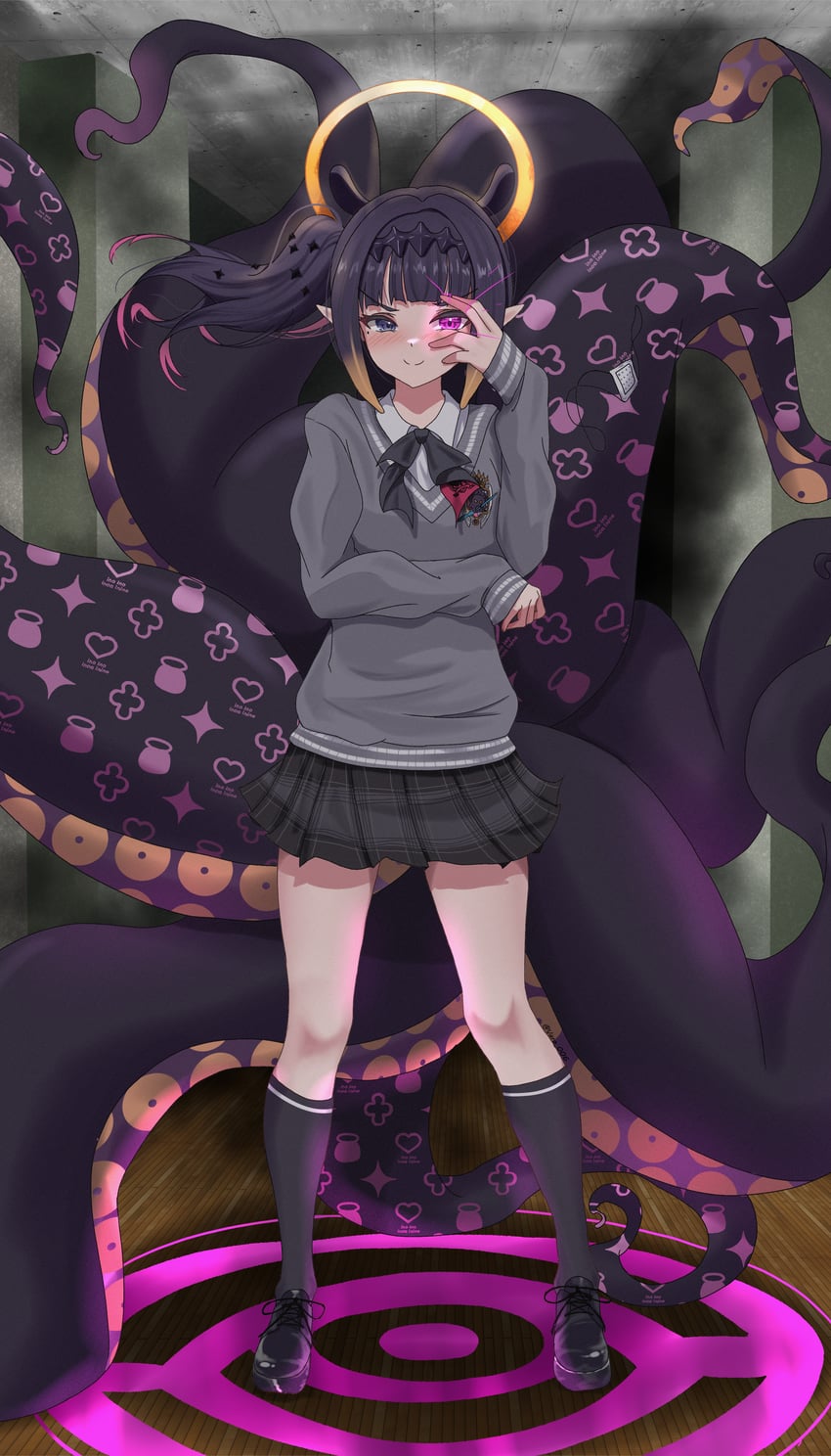 ninomae ina'nis (hololive and 1 more) drawn by varo_006