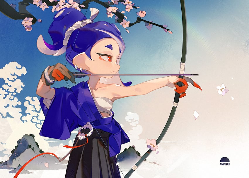 shiver (splatoon and 1 more) drawn by towo_nita