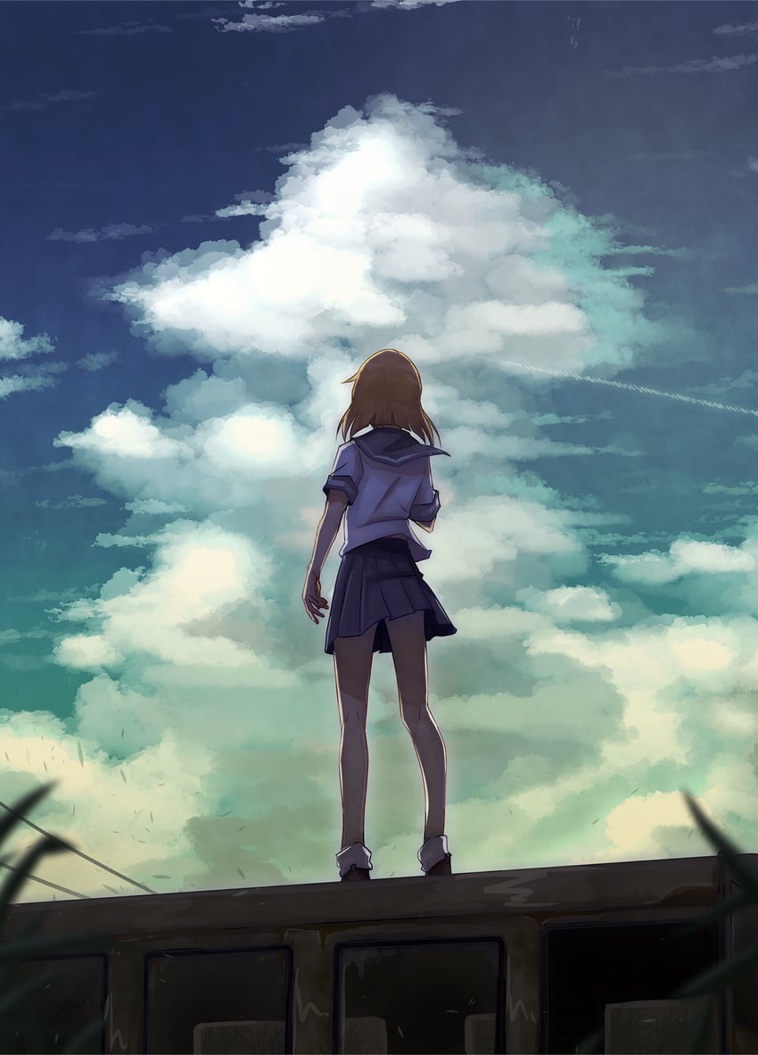 ryuuguu rena (higurashi no naku koro ni) drawn by osakanaotoko