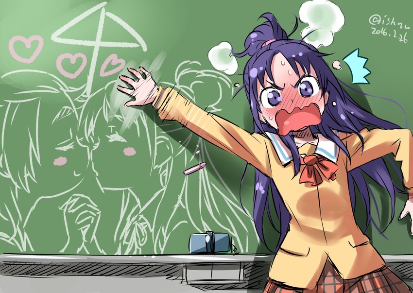 hyuuga saki and mishou mai (precure and 1 more) drawn by isedaichi_ken