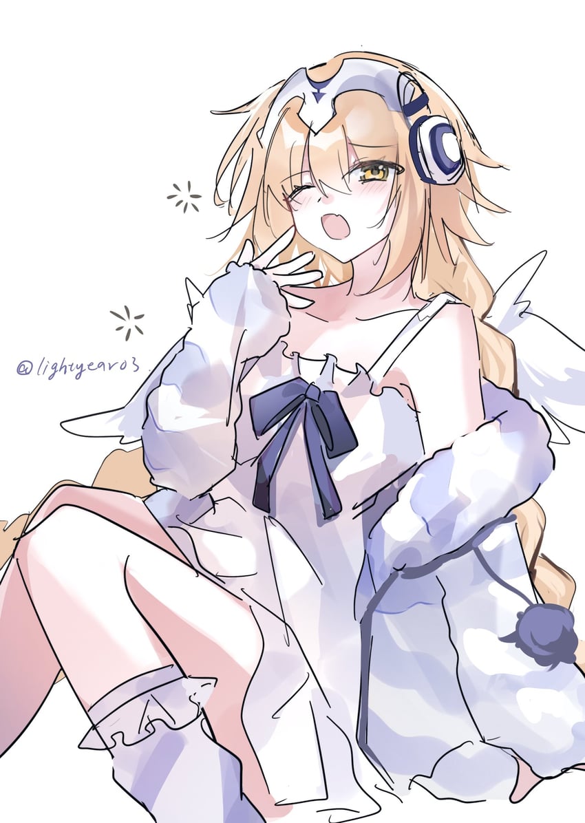 jeanne d'arc and metatron jeanne (fate and 1 more) drawn by xixing_chun