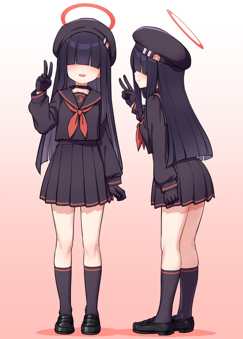 justice task force member (blue archive) drawn by itou_yuuji