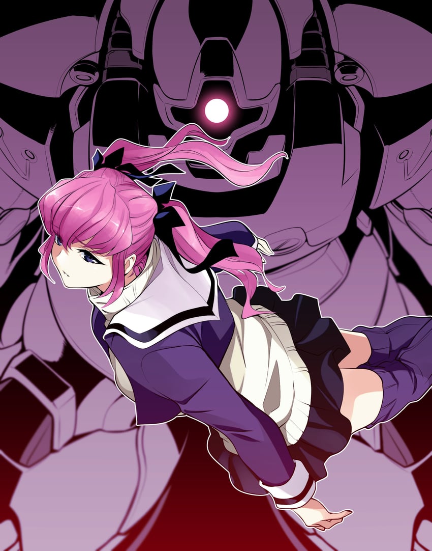 haman karn and dom (gundam and 1 more) drawn by kato_takuji