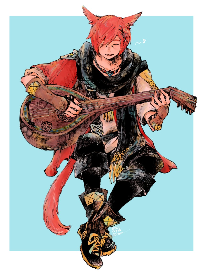 g'raha tia (final fantasy and 1 more) drawn by itowo_(itowc)