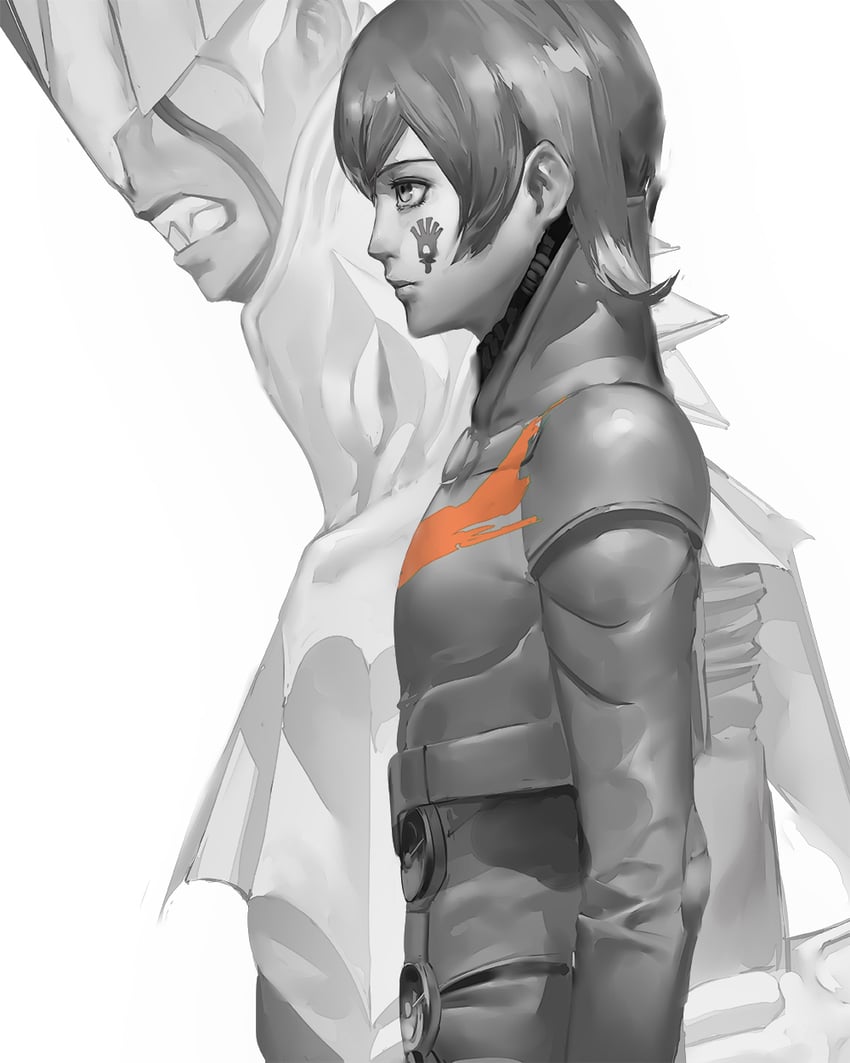serph and varuna (digital devil saga and 1 more) drawn by blazpu