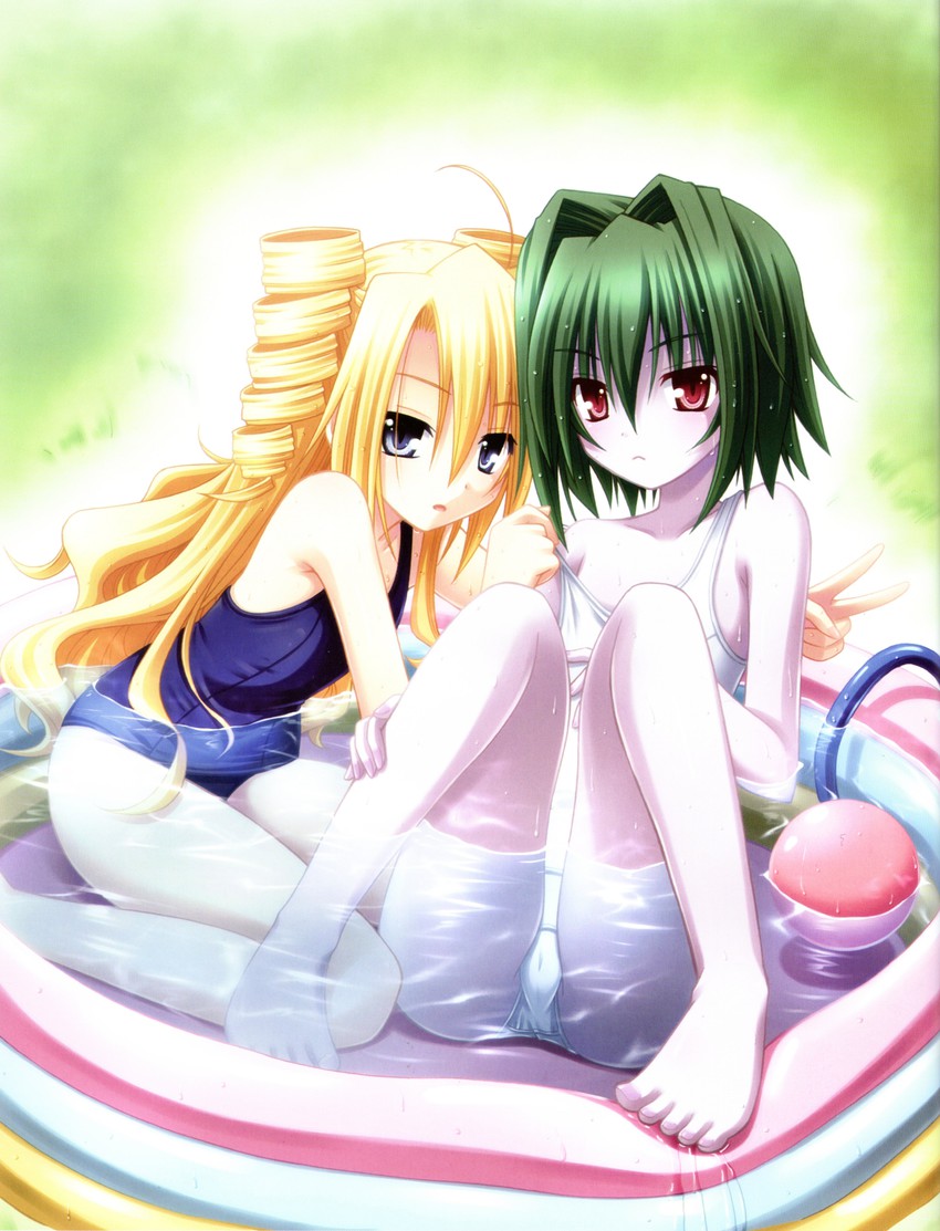 shizuku and tama (omamori himari) drawn by matra_milan
