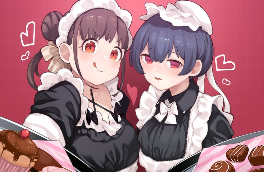 morino rinze and sonoda chiyoko (idolmaster and 1 more) drawn by takato_kurosuke