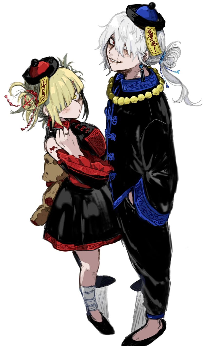 toga himiko and shigaraki tomura (boku no hero academia) drawn by ametaro_(ixxxzu)