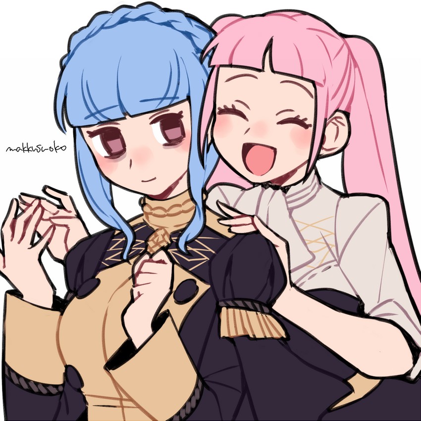 hilda valentine goneril and marianne von edmund (fire emblem and 1 more) drawn by do_m_kaeru