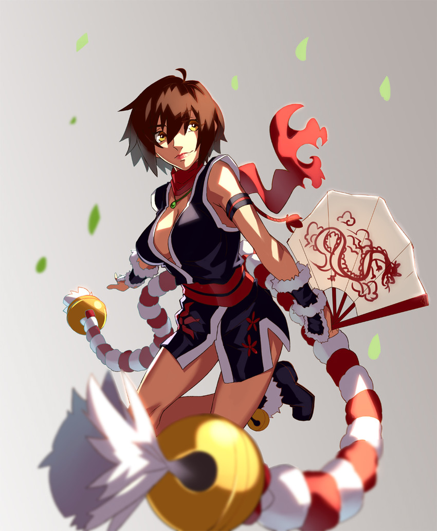 shiranui mai (the king of fighters and 3 more) drawn by l.k