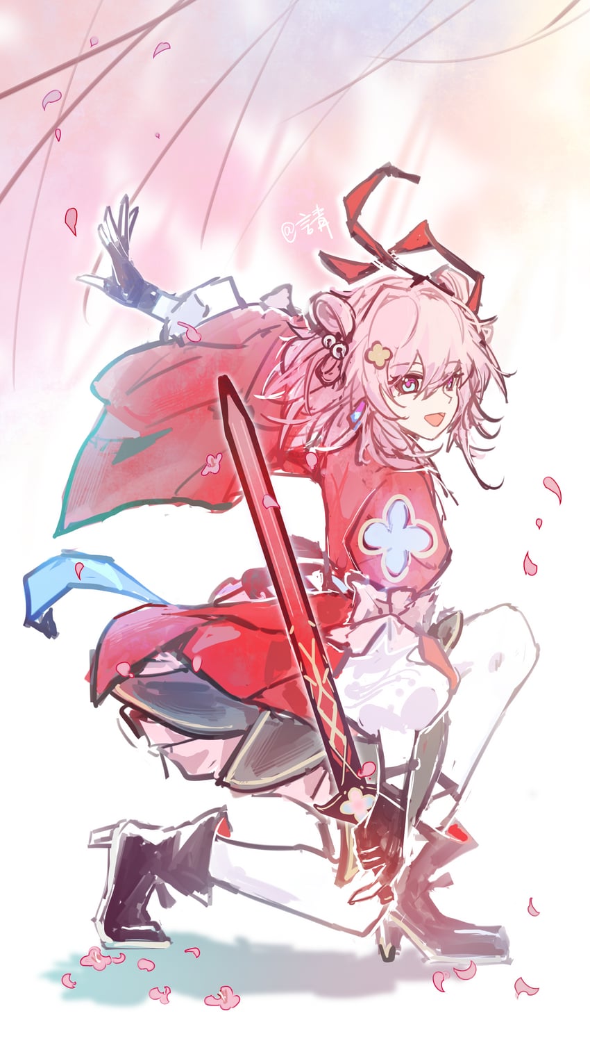 march 7th (honkai and 1 more) drawn by ciyanweiqing