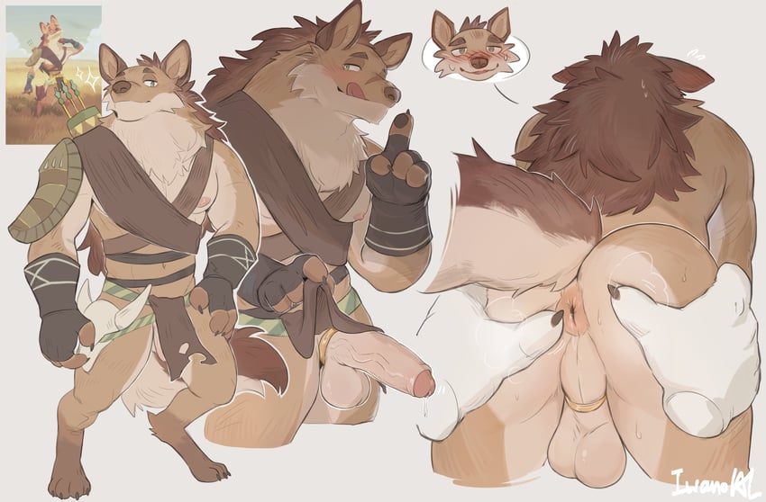 odie (afk and 1 more) drawn by iwano_kal