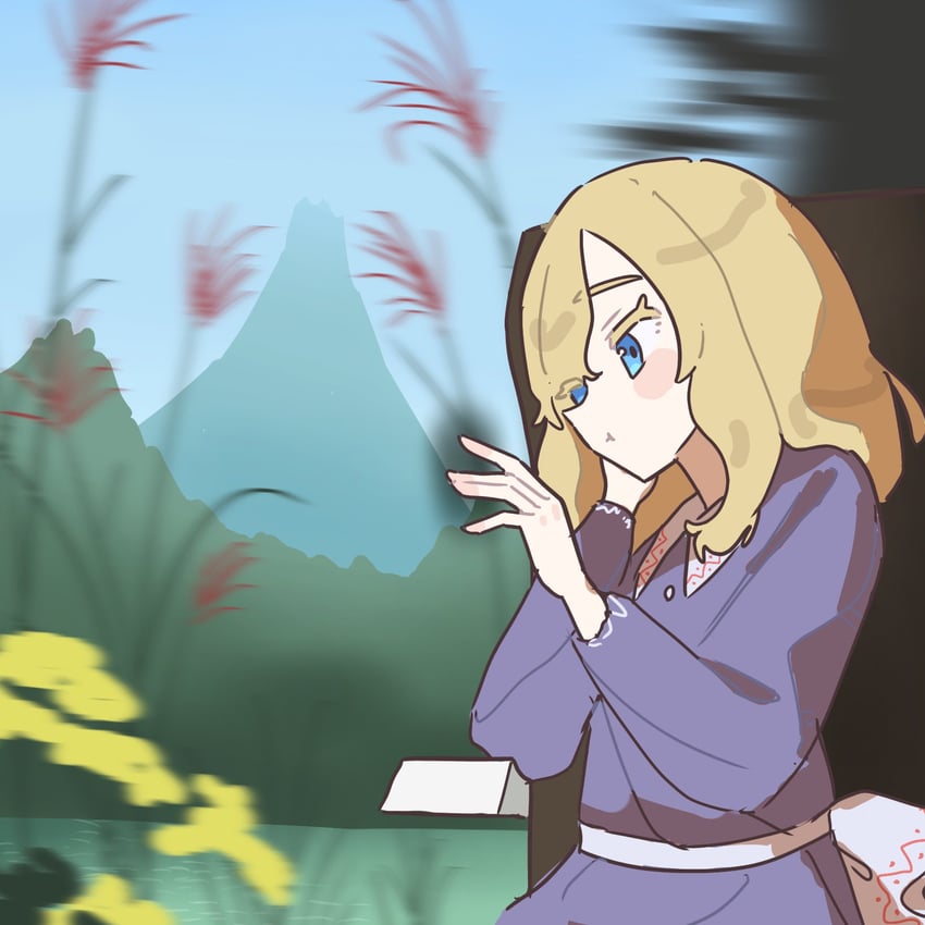 maribel hearn (touhou and 1 more) drawn by garryaoki