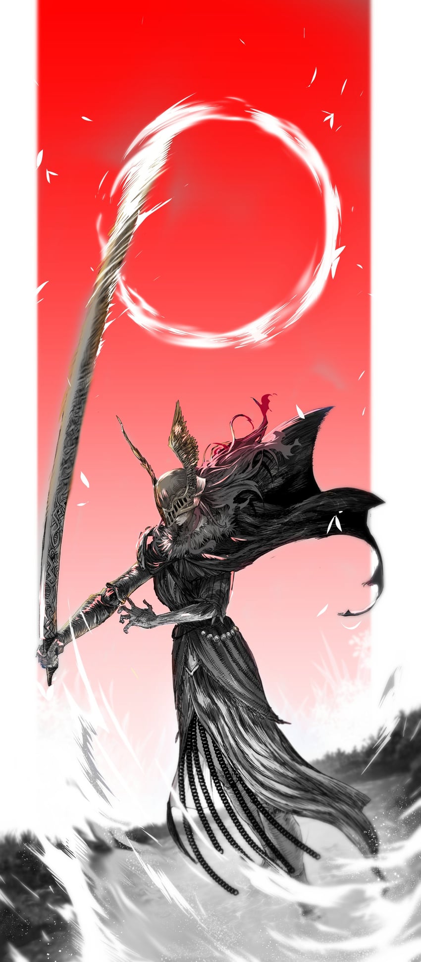 malenia blade of miquella (elden ring) drawn by sorage_(f91_qhb0019)