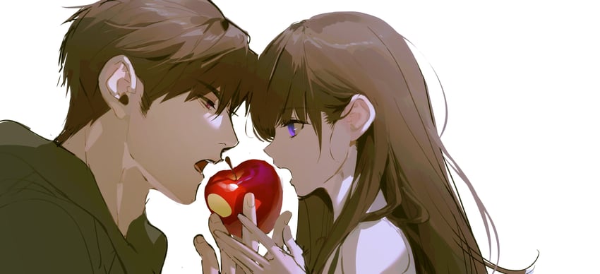 protagonist and caleb (love and deepspace) drawn by beyondthespace
