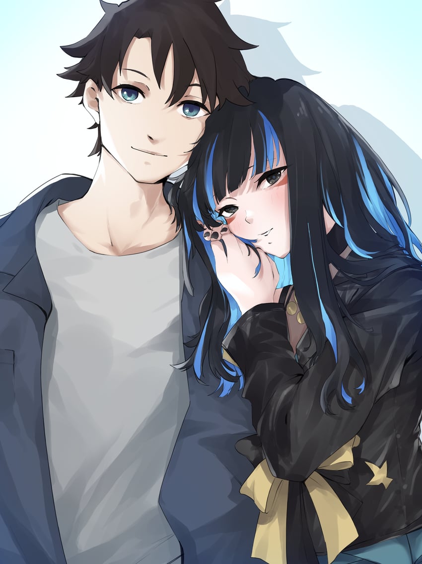 fujimaru ritsuka and tenochtitlan (fate and 1 more) drawn by yt_(63641217)