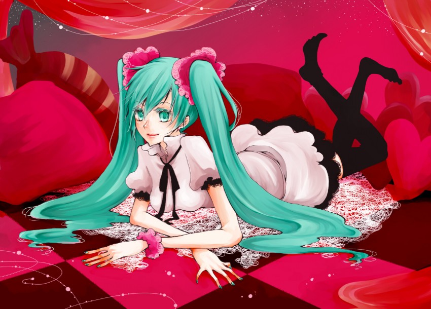 hatsune miku (vocaloid and 1 more) drawn by nagi_(mattan_shinkei)