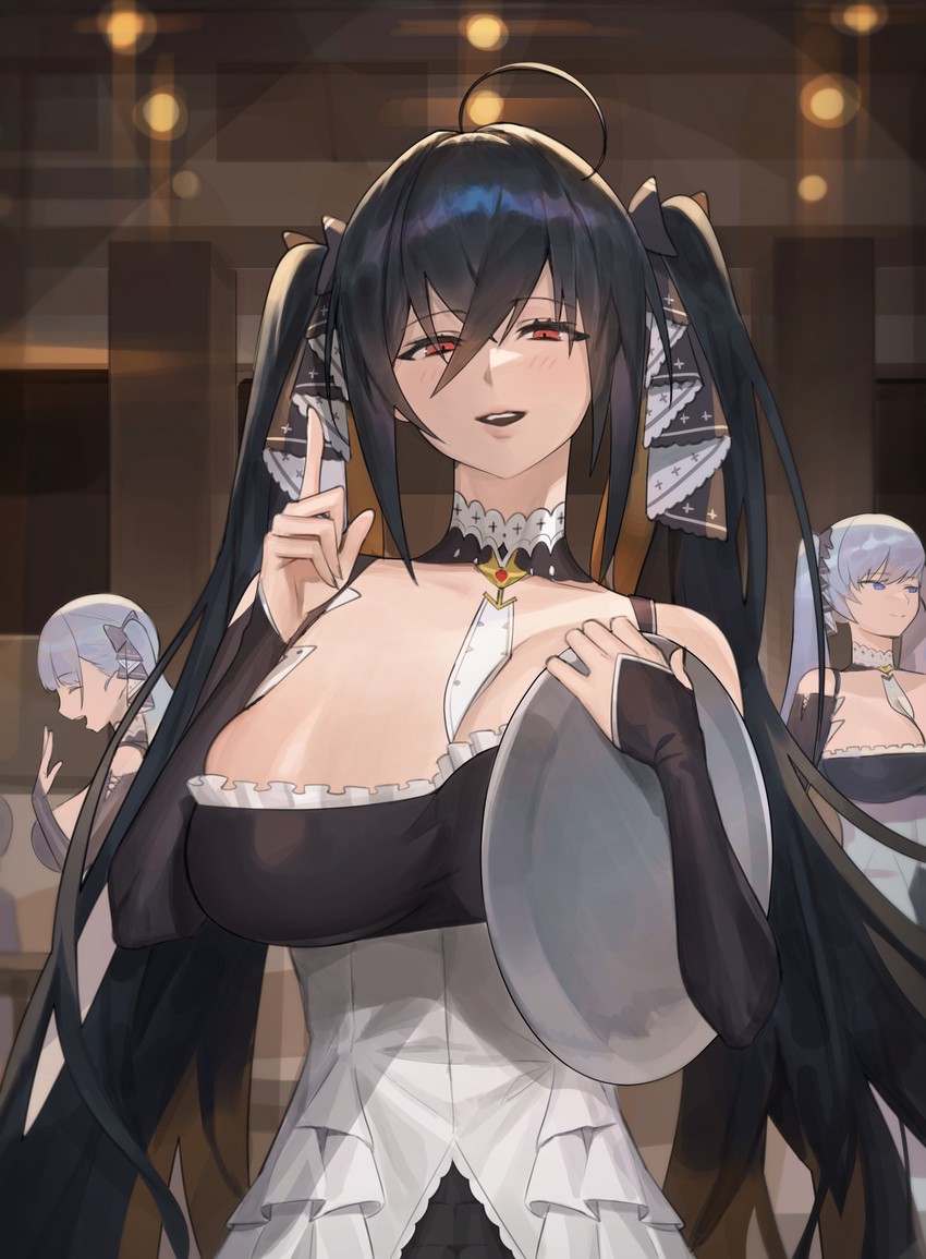 taihou, formidable, and belfast (azur lane) drawn by hood_(james_x)