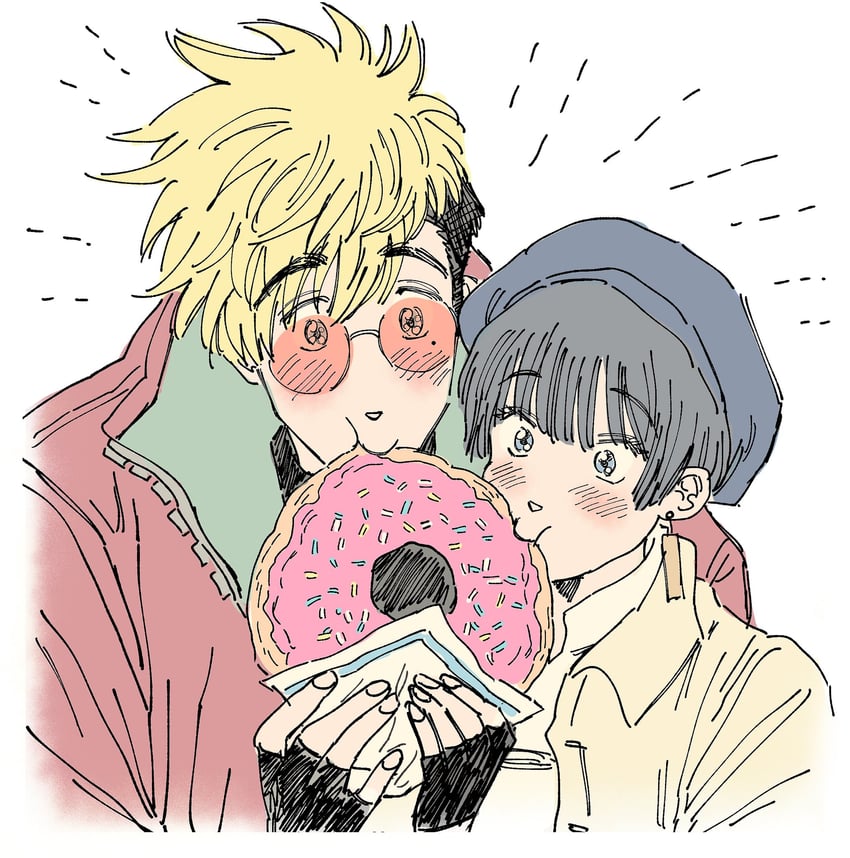 vash the stampede and meryl stryfe (trigun and 1 more) drawn by pizza202020