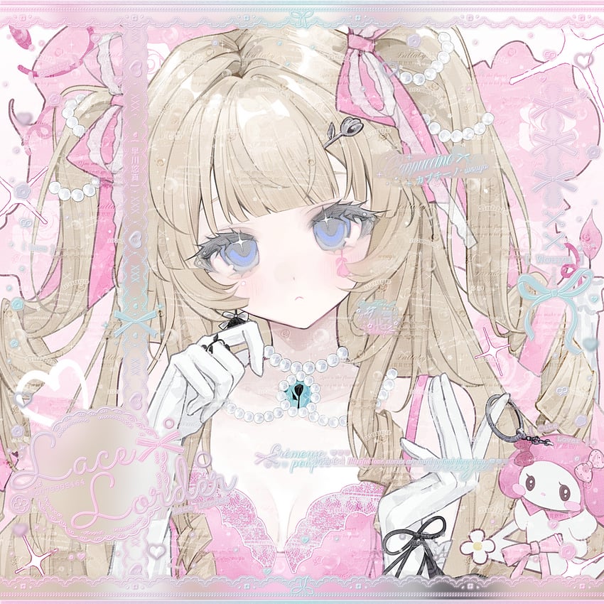 my melody (original and 2 more) drawn by shi_mita